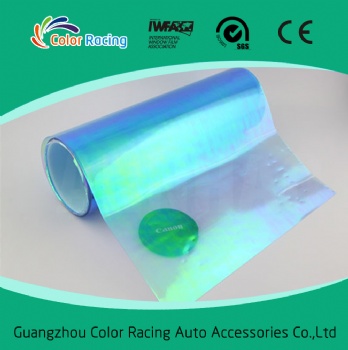 OEM Easy Removable Car Sticker Colored Chameleon Headlight Film Tint