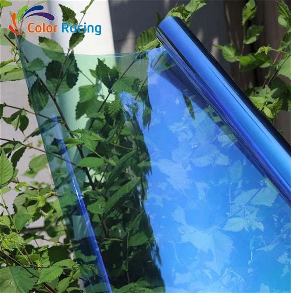 Hot selling 2mil thickness blue to purple color changing film chameleon