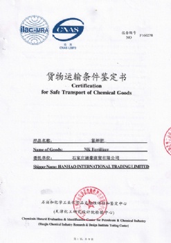 Certification for Safe Transport